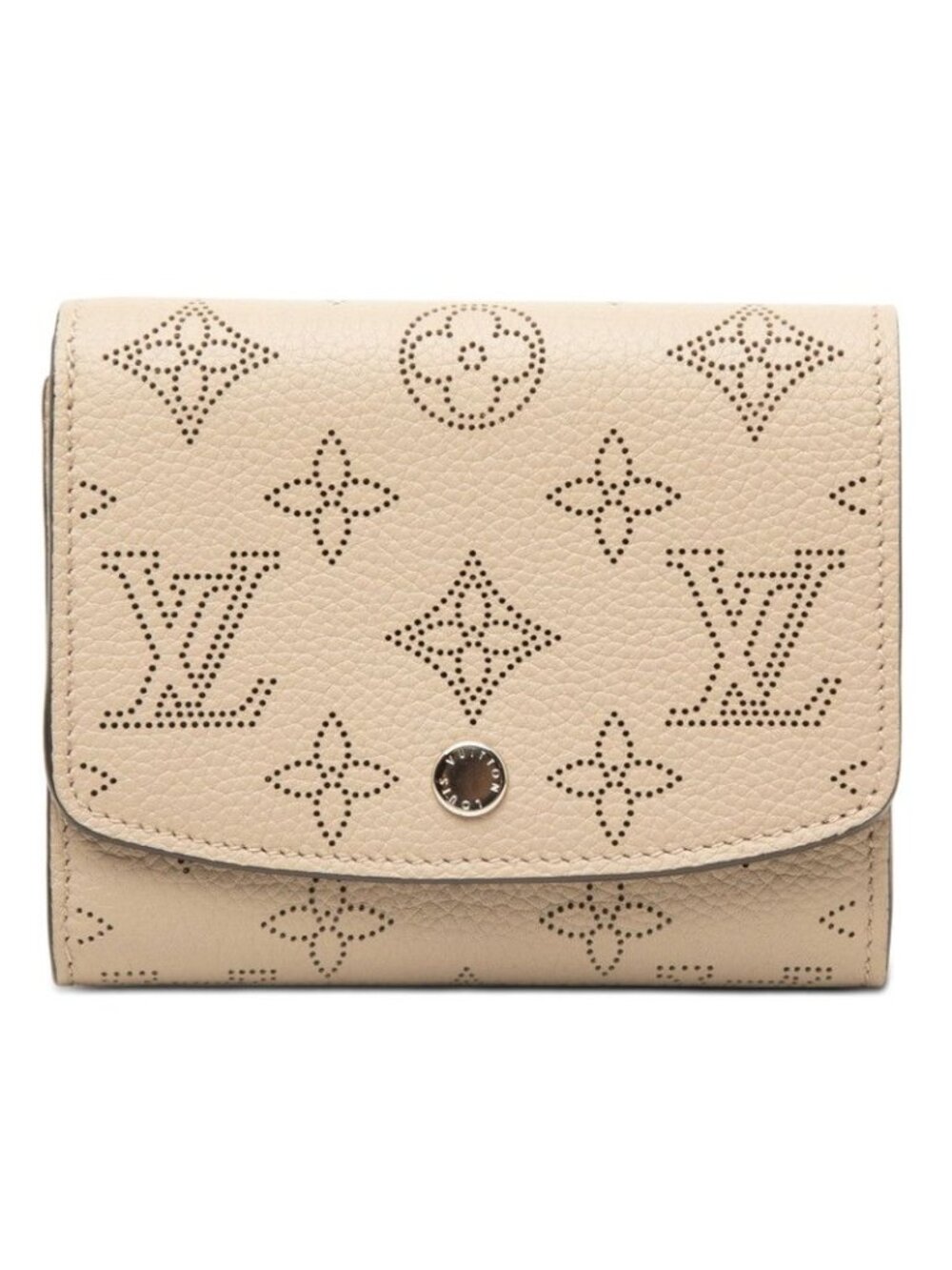 Louis Vuitton Monogram Mahina Portefeuille Iris Compact Bifold Wallet Galle